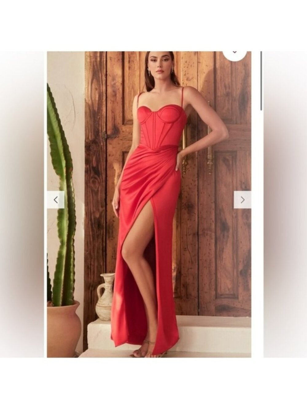 Ladivine Red Formal Dress